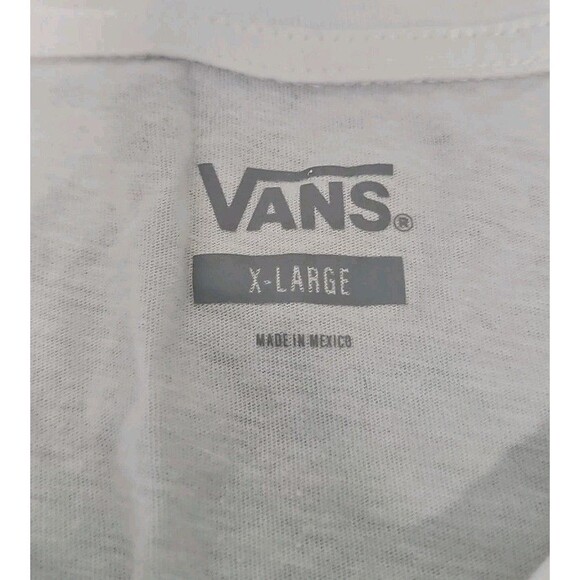 Vans Long Sleeve Notebook Crop Flowered White T-Shirt XL - Picture 5 of 8